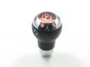 汎用ATシフトノブプッシュ式④ファイアーLED点灯 Shift knob Push type